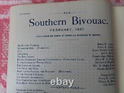 Southern Bivouac Monthly Literary & Historical Magazine 1887 vol 2 no. 9