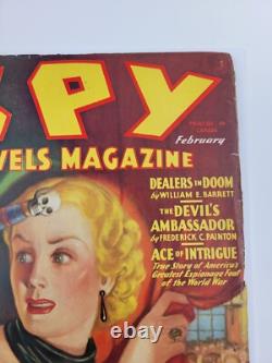 Spy Novels Pulp Magazine February 1935 Canadian Edition First Issue