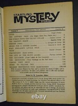 Startling Mystery Stories #12 (Spring 1969) Finlaycvr Stephen King, Leinster