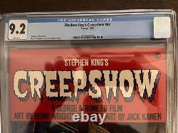 Stephen King Creepshow Magazine 1982 1st Edition 1st Print CGC 9.2 Rare