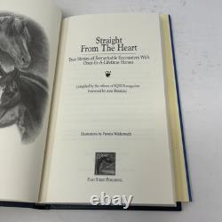 Straight from The Heart by EQUUS Magazine Editors HC First Edition Like New 199