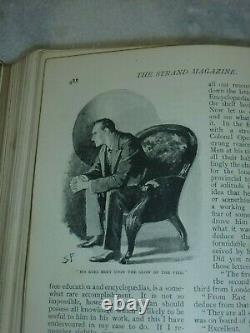 Strand Magazine 1891 Vol 2 Six Adventure stories Sherlock Holmes 1st Edition