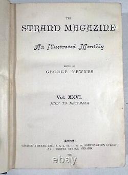 Strand Magazine 1903 Volume XXVI 26 1st Edition Return of Sherlock Holmes Doyle