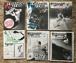 Strange Notes Zine Skateboard Artifacts Lot Variflex Pipeline Santa Cruz Rare