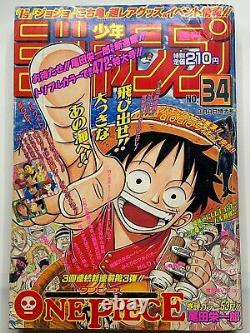 Super Rare ONE PIECE 1st Episode Weekly Shonen Jump 1997 No. 34 from japanmagazin