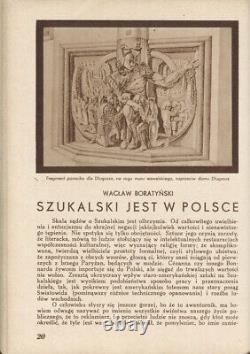 Szukalski in Poland 1936 rare Polish magazine