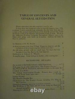 THE VILLAGE MAGAZINE by Vachel Lindsay 1925 3rd IMPRINT SIGNED with RARE WRAP