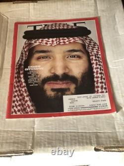TIME MAGAZINE Prince Bin Salman Saudi Arabia April 16, 2018 CHARM OFFENSIVE