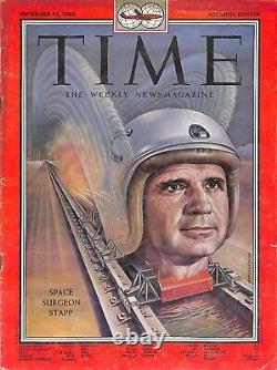 TIME MAGAZINE Sep 12 1955 Space Surgeon Stapp Atlantic Edition