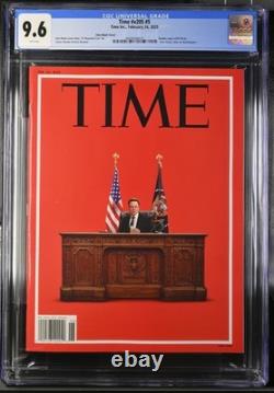 TIME Magazine 02.24.25 Edition Elon Musk's War on Washington CGC 9.6