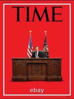 TIME Magazine 02.24.25 Edition Elon Musk's War on Washington CGC 9.6