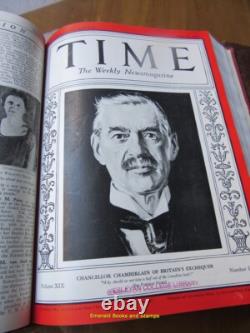 TIME Magazine Bound Volume April-June 1932 Rare Original