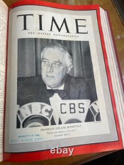 TIME Magazine Bound Volume April-June 1940 World War II Week by Week