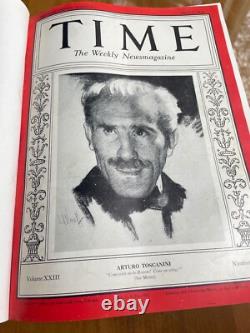 TIME Magazine Bound Volume January-June 1934 Rare Original