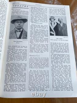 TIME Magazine Bound Volume July-December 1926 Rare Original