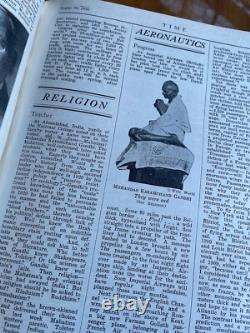 TIME Magazine Bound Volume July-December 1926 Rare Original