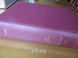 TIME Magazine Bound Volume Oct-December 1937 Rare Original