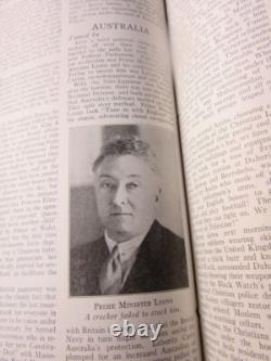 TIME Magazine Bound Volume Oct-December 1937 Rare Original