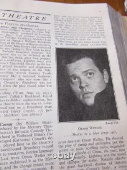 TIME Magazine Bound Volume Oct-December 1937 Rare Original