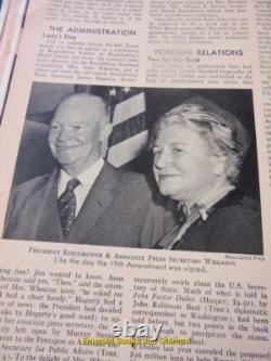 TIME Magazine Original Bound Volume April-June 1957 Rare time capsule