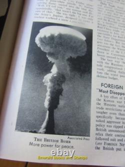 TIME Magazine Original Bound Volume April-June 1957 Rare time capsule