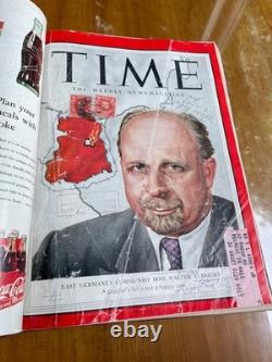 TIME Magazine Original Bound Volume July Sept. 1953 Rare time capsule