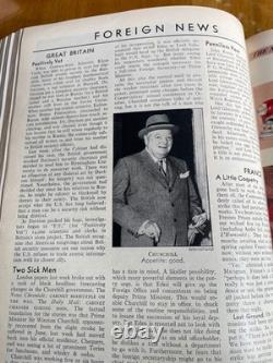 TIME Magazine Original Bound Volume July Sept. 1953 Rare time capsule