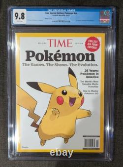 TIME Magazine Pokemon Pikachu Cover First Print Newsstand Edition CGC 9.8