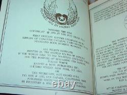 TOWARD THE ONE VINTAGE 1974 MEDITATION BOOK By Pir Vilayat Inayat Khan -NICE