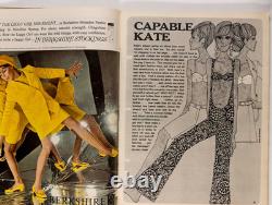 TWIGGY Mick Jagger LYNN REDGRAVE Honey magazine UK May 1967 Helmut Newton MINERS