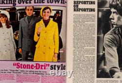 TWIGGY Mick Jagger LYNN REDGRAVE Honey magazine UK May 1967 Helmut Newton MINERS
