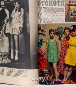 TWIGGY Mick Jagger LYNN REDGRAVE Honey magazine UK May 1967 Helmut Newton MINERS