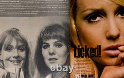 TWIGGY Mick Jagger LYNN REDGRAVE Honey magazine UK May 1967 Helmut Newton MINERS