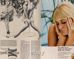 TWIGGY Mick Jagger LYNN REDGRAVE Honey magazine UK May 1967 Helmut Newton MINERS