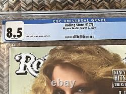 Taylor Swift 2009 Rolling Stone First Cover 1073 CGC 8.5 Secrets Of A Good Girl