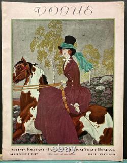 Terrific VOGUE MagazineSeptember 1, 1927BRISSAUD EquestrienneART DECONEWPORT