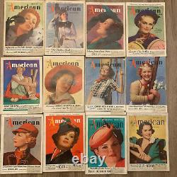 The American Magazine Complete Year 12 Issues 1936