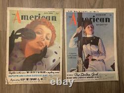 The American Magazine Complete Year 12 Issues 1936