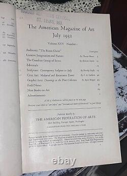 The American Magazine of Art Vol. XXV, Hardcover, 1932 1st edition