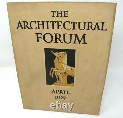 The Architectural Forum April 1922 Vol 36 No 4 Alsatian Tenement Henry Dangler