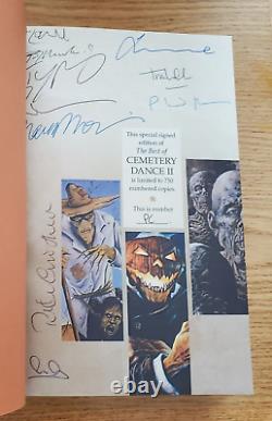 The Best of Cemetery Dance II ed R. Chizmar Cemetery Dance 40 signatures