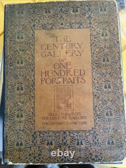 The Century Gallery of One Hundred Portraits, Rare and Collectible book