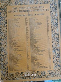The Century Gallery of One Hundred Portraits, Rare and Collectible book