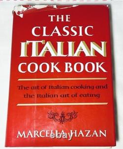 The Classic Italian Cook Book SIGNED 1st Edition 1973 Marcella Hazan HTF LNC