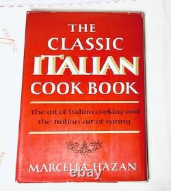 The Classic Italian Cook Book SIGNED 1st Edition 1973 Marcella Hazan HTF LNC