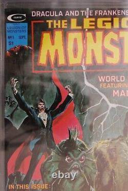 The Legion Of Monsters #1 9/1975, CGC Graded at 9.4, Off White to White Pages