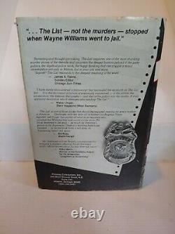 The List 1st. Ed by Chet Dettlinger Atlanta Child Murders Wayne Williams