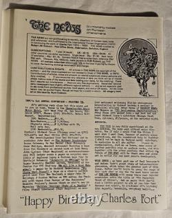 The News No. 11 No. 15 Aug. 1975- April 1976 Miscellany of Fortean Curiosities