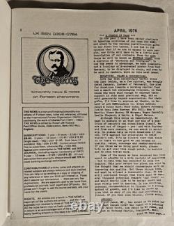 The News No. 11 No. 15 Aug. 1975- April 1976 Miscellany of Fortean Curiosities