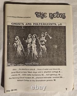 The News Sept. 1974-Jun. 1975 No. 6 No. 10 Miscellany of Fortean Curiosities